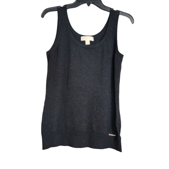 Michael Kors Navy Metallic Tank Top Size Large - Picture 8 of 8